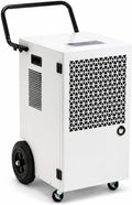 megonia Luftentfeuchter, 120 L, 300m, 600m, 7 L, Weiß, Bautrockner Elektrisch Groß: Elektrisch mit Tank