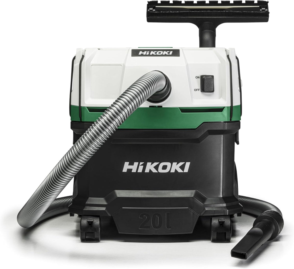 HIKOKI Elektrowerkzeug, 1200 W, 20 L, Schwarz, RP200SLWAZ Nass- und Trockensauger, L-Klasse Sauger