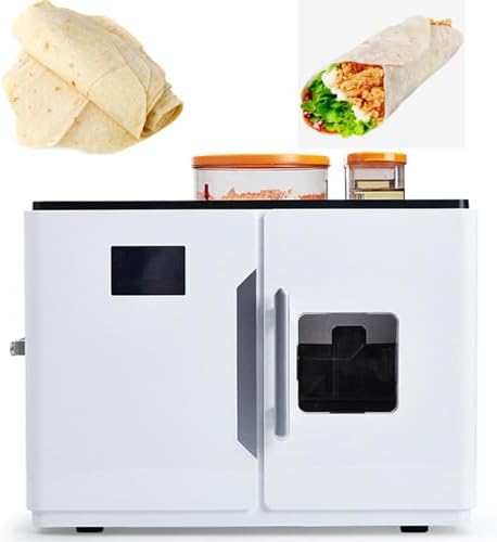 JKJZSALJ Brotbackautomaten, 1800 W, Grau, Vollautomatischer Brotbackautomat Für Den Gewerblichen, Tortillas Und Pitas