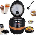 RSQQL Multikocher, 1500 g, 1350 W, 8 l, Grau, Automatischer Boba Maker Perlentopf, kommerzieller Tapiokakocher