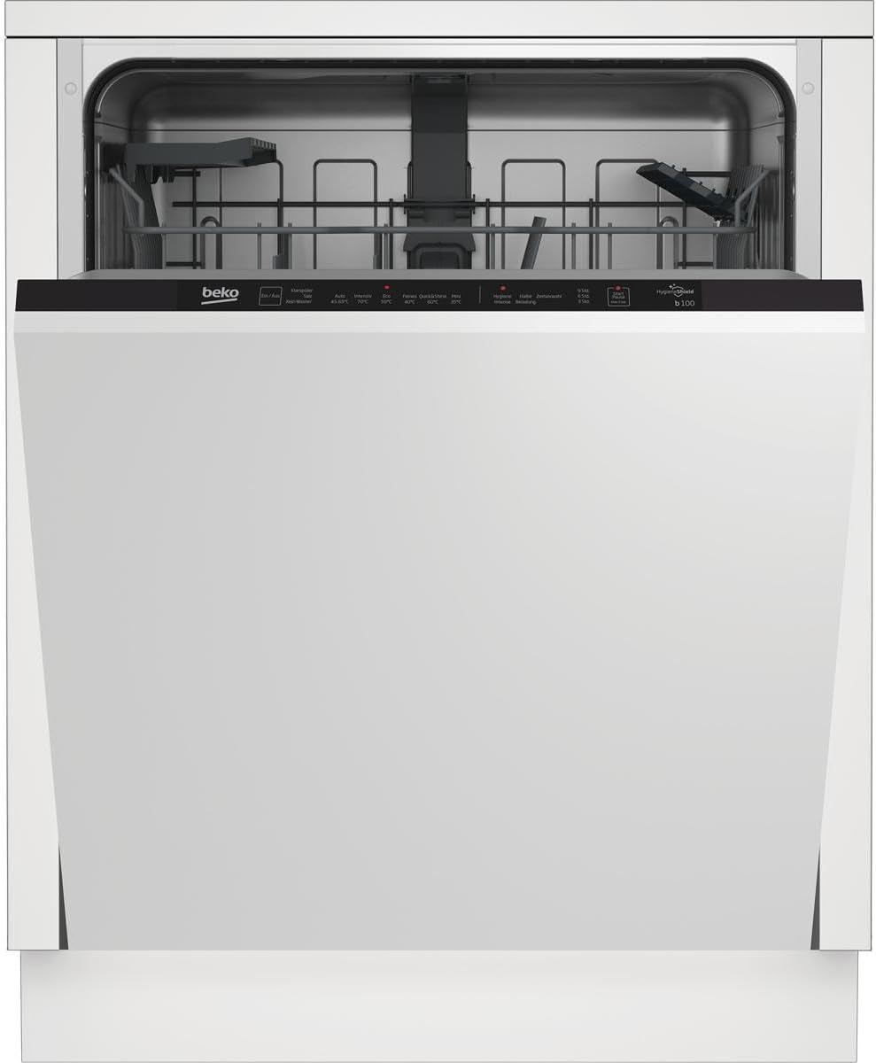Beko Geschirrspüler, Schwarz, BDIN16420 Vollintegrierte