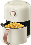 SUREKYA Heissluftfritteuse, 1,8 L, Aluminium, Schwarz, Vollautomatische Luftfritteuse für den Haushalt, Öl-Frites-Maschine
