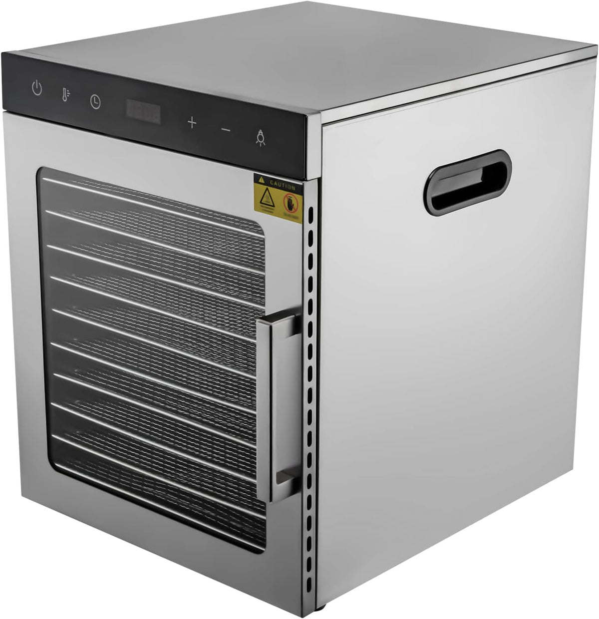 Aohuada Dörrautomaten, 800w, Rostfreier Stahl, Silber, Food Dehydrator Dryer Dörautomatat Dürrautomaten Freeze
