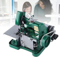 Desktop Einfache Nähmaschinen, Grau, Overlock-Nähmaschine mit drei Fäden, Overlock-Nähmaschine mit automatischem Stofftrimmen