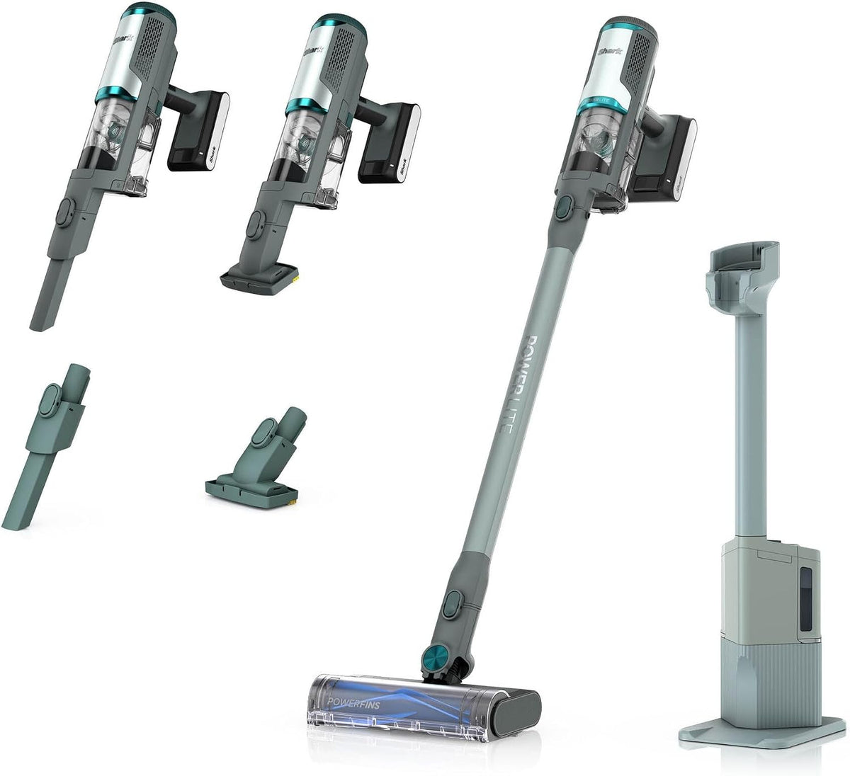 Shark Staubsauger, Schwarz, PowerLite Clean & Empty Pet, BU3623EUT, bis zu 40 Minuten Laufzeit