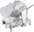 GastroHero Allesschneider, 300 mm, Schwarz, Aufschnittmaschine, einstellbar, Aluminium ASM300