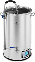 Royal Catering Wasserkocher, 60 L, Silber, RCBM-42N Braukessel Bierbrauanlage Maischekessel