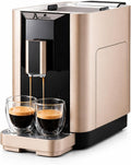 Acopino Kaffeevollautomat, Schwarz/Silber, Venezia Espressomaschine simply coffee, mit Direktwahltaste für Espresso und Kaffee