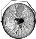 50 Monitor, 50,8 cm Durchmesser., pulverbeschichtetes Stahlgitter, Aluminium-Körper., Weiß