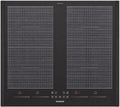 Oranier Kochfeld, 60 cm, Schwarz, Induktions Glaskeramik Matt mit 2 en Seitenleisten -, Pausenfunktion, Booster und Brückenfunktion rechts & links
