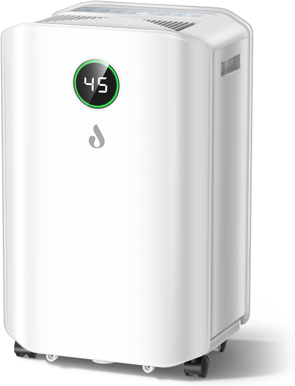 JYMIPA Luftentfeuchter, 20 L, 3 L, Weiß, Elektrisch /Tag Automatische Entfeuchter mit Digitaler, 24H-Timer, Wassertank