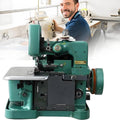 Overlock Overlock-Nähmaschinen, Schwarz, Nähmaschine mit 3 Stichfähigkeit, einstellbare Stichlänge, 3000 Stiche pro Minute