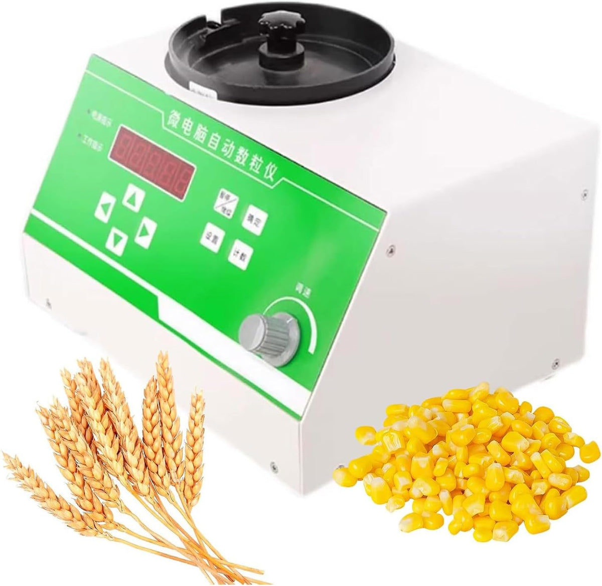 Automatische Blumen & Pflanzen, Grau, Zählmaschine, Hochgeschwindigkeits-LED-Digitaler Samenpartikelzähler, Mikrocomputersteuerung