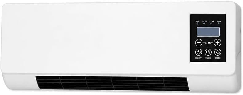 Mobiles Klimagerät, Weiß, Tragbare Klimaanlage, 2-in-1 Wandkühlventilator, energieeffizient, keine Installation