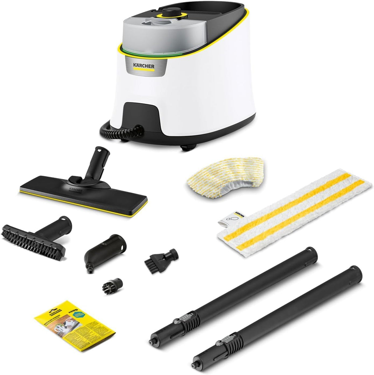 KÄRCHER Dampfreiniger, 4 bar, 130 m, 0,5 l, 1,3 l, Weiß, SC 4 Deluxe, Dampfdruck:, Aufheizzeit: 3 min., Fläche: ca. ²