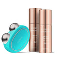 FOREO Toninggeräte, Schwarz, BEAR Mikrostromgerät + 2 leitfähige Seren - Set, Mint, Gesichtsmassage, Facelift, Leitserum