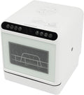 AVRONBZ Tischgeschirrspüler, 1100 W, 6 L, Weiß, 4 Waschmodi NEUES Modell, Mini Spülmaschine mit Heißlufttrocknung & 72H Konservierung