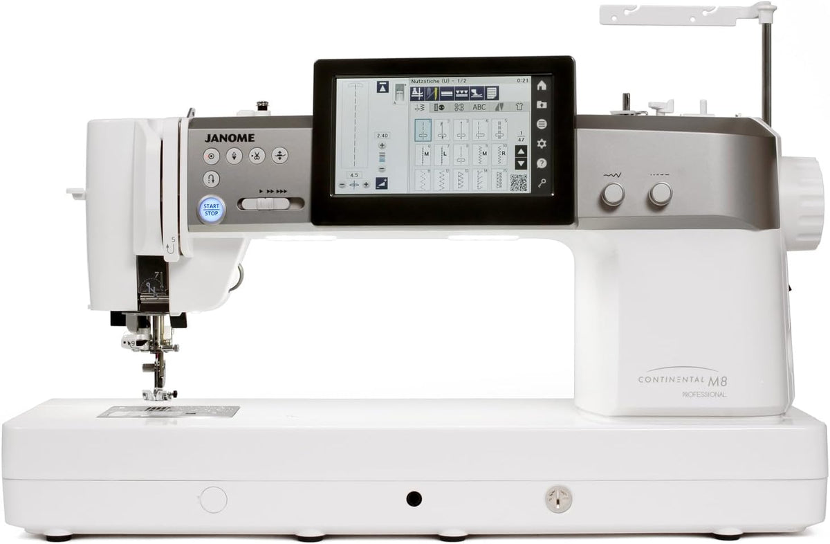 Janome Overlock-Nähmaschinen, Schwarz, Continental M8 Professional Computer-Schnellnäher