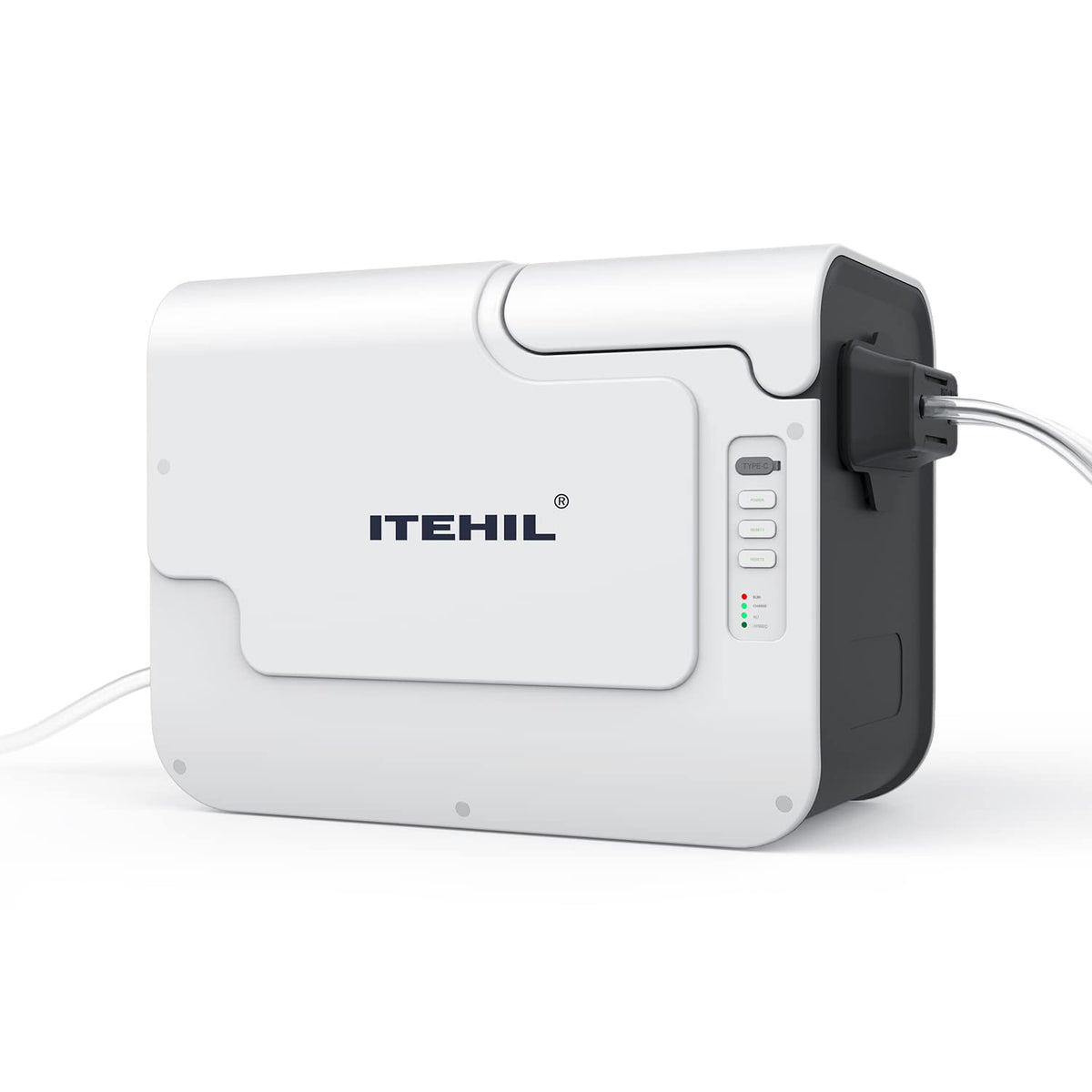 ITEHIL Wasserfilter, Schwarz, Tragbarer mit Hybrid- und RO-Filter, Wander-Wasserreiniger-System für Camping, Survival-Ausrüstung
